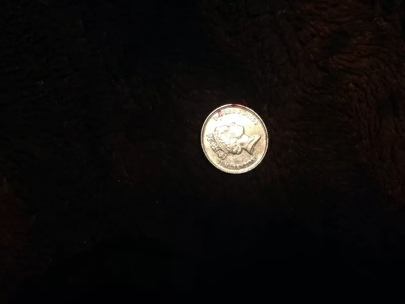 Монета 10 pence 1992 года 2