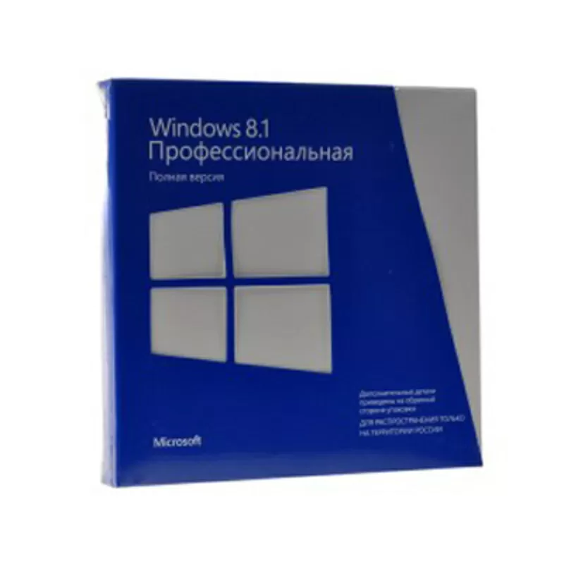 Microsoft Windows 8.1 Professional,  64-bit,  Russian,  1pk DSP,  DVD,  OEI