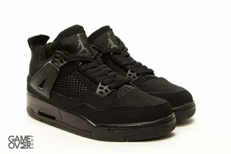 Nike Air Jordan Retro 4 Black 4