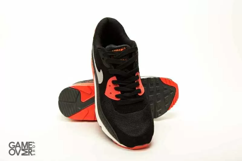 Nike Air Max 90 Black/Grey/Coral 5