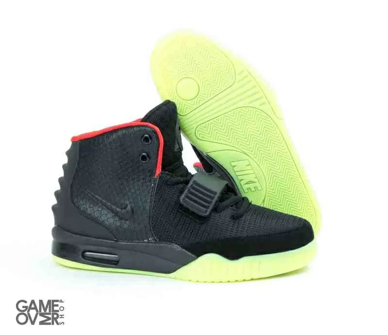 Nike Air Yeezy 2 Black/Pink 3