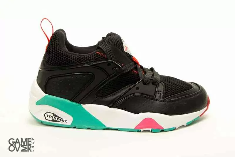 Puma Trinomic black/turquoise/red