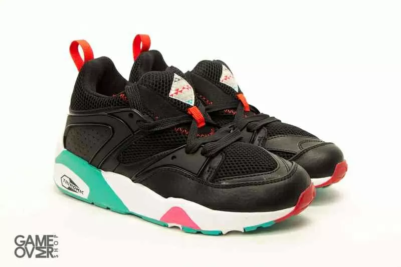 Puma Trinomic black/turquoise/red 4