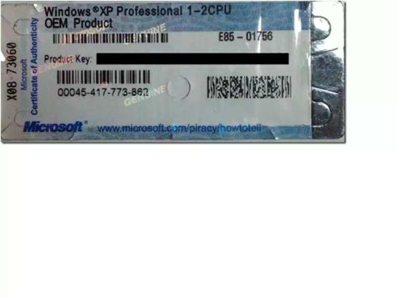 Microsoft  Windows XP OEM 