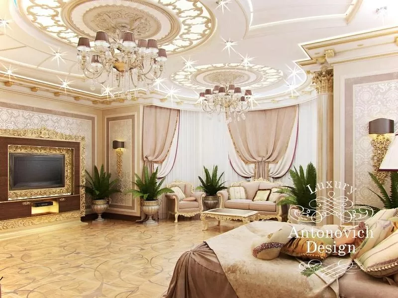 Дизайн спальни – роскошные мотивы от Luxury Antonovich Design