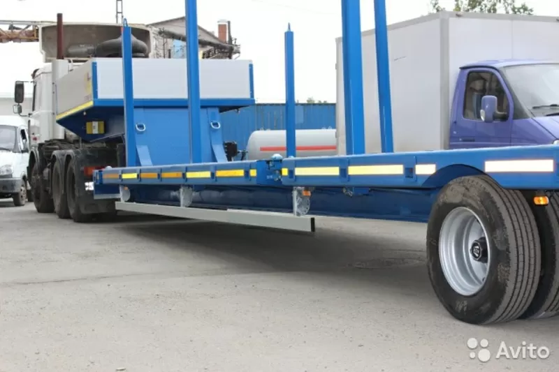 раздвижной 3 оси (18500мм) 40 т с фитингами и кониками 3