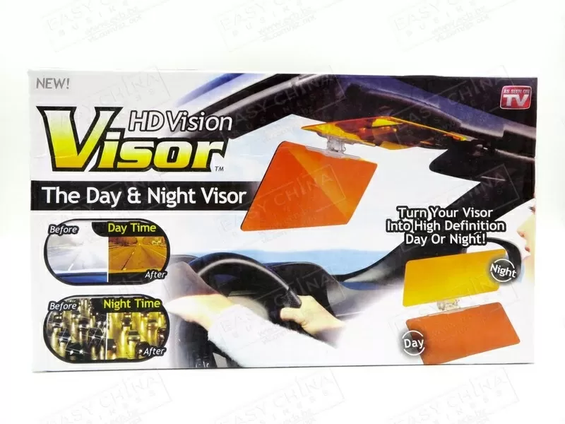 Козырек для автомобиля HD Vision Visor (Clear View) для дня и ночи 2 в 6