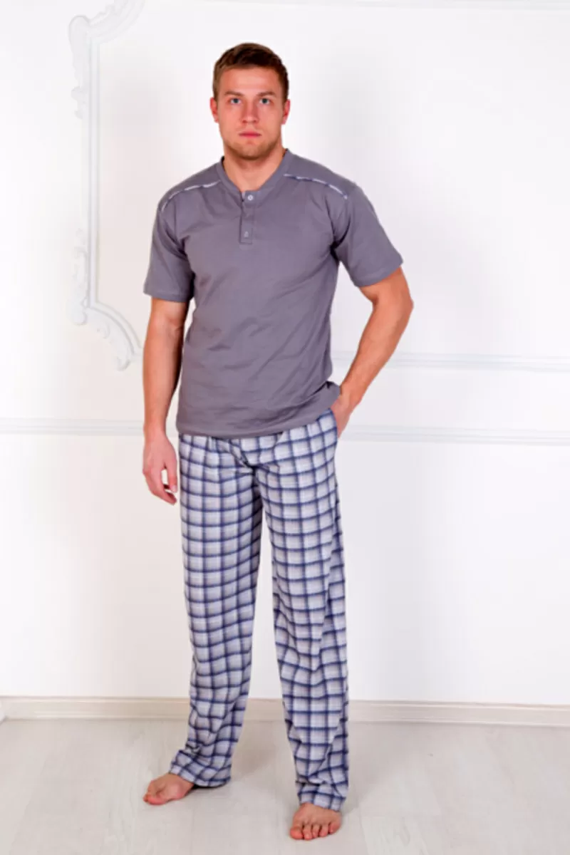 Женский и мужской домашний трикотаж: халаты,  футболки,  пижамы,  сорочки 7