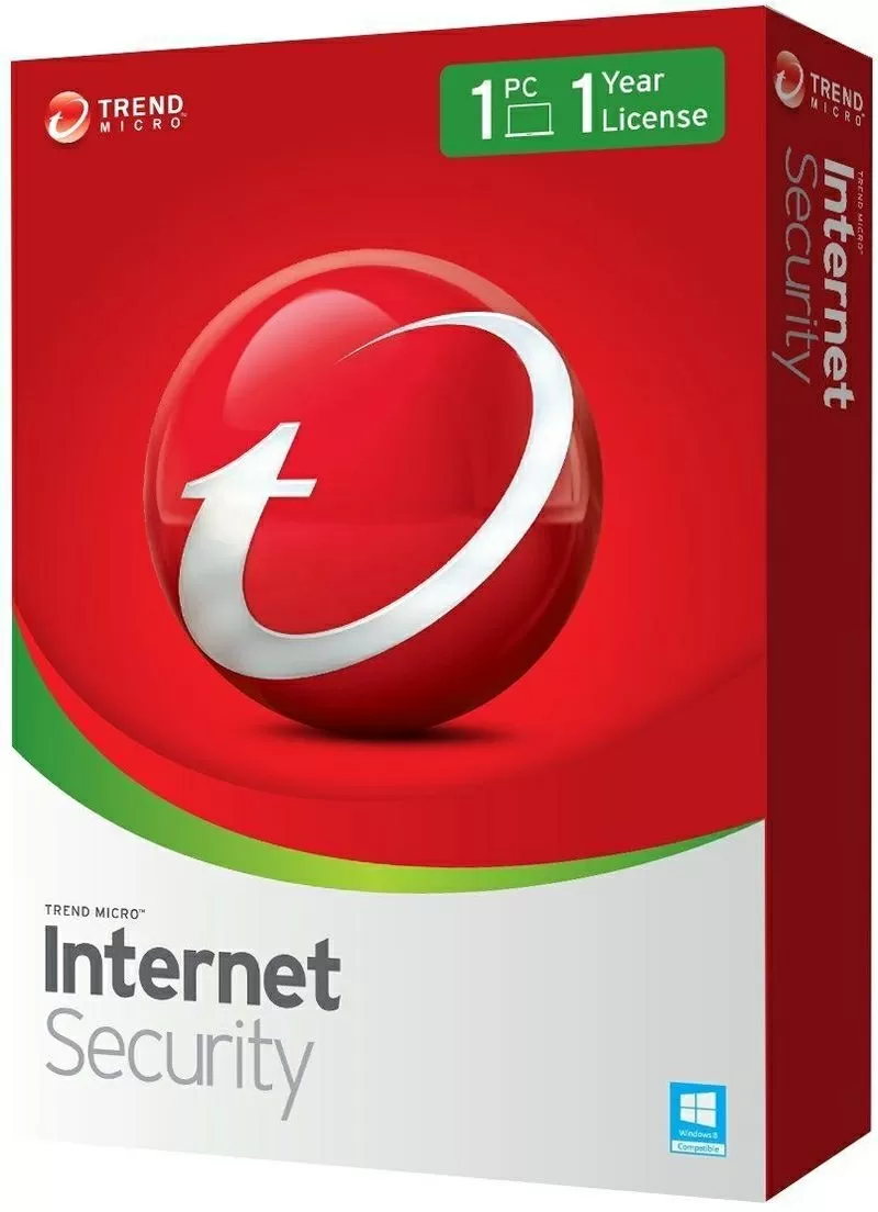 Антивирус TrendMicro Internet Securitу 1pc 1год