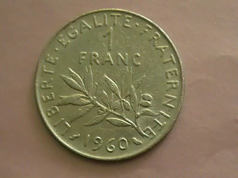 имеются в коллекции монеты России ,  СССР и Французской республики  в х