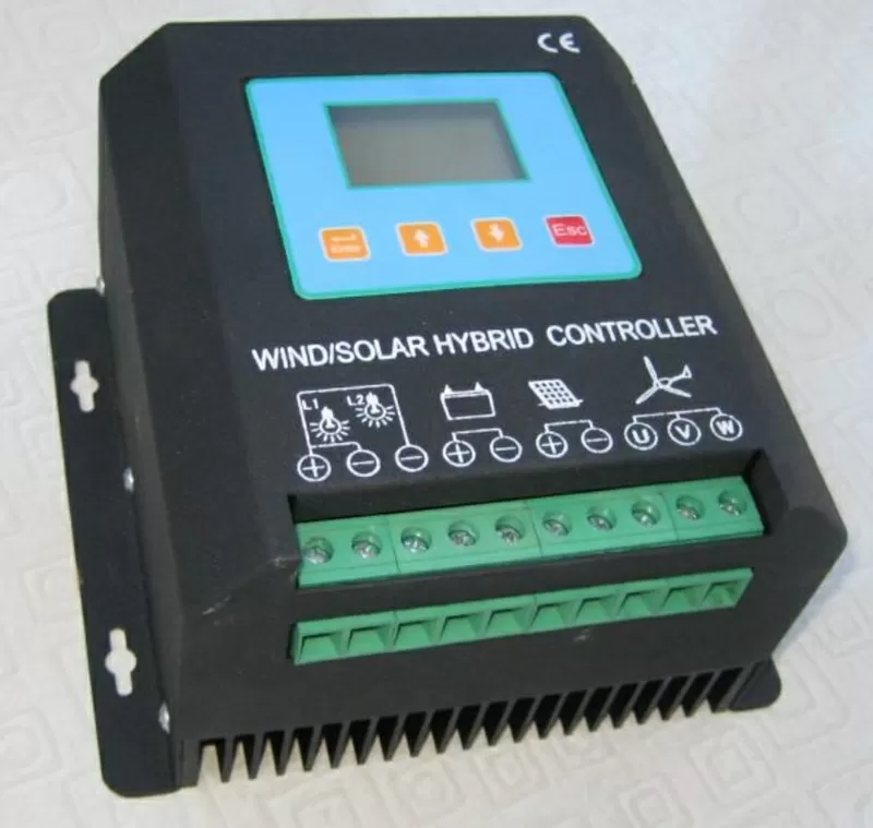 Гибридный MPPТ контроллер 12/24 вольта 60 ампер для ветровых и солнечных электростанций.