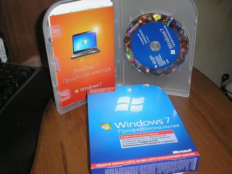 Windows 7 Professional Box 32 64 Bit  Russian