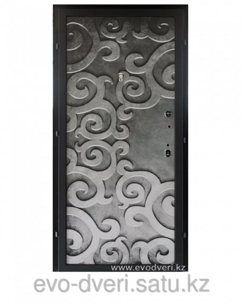 Дверь металлическая дизайнерская с фотопанелью 2