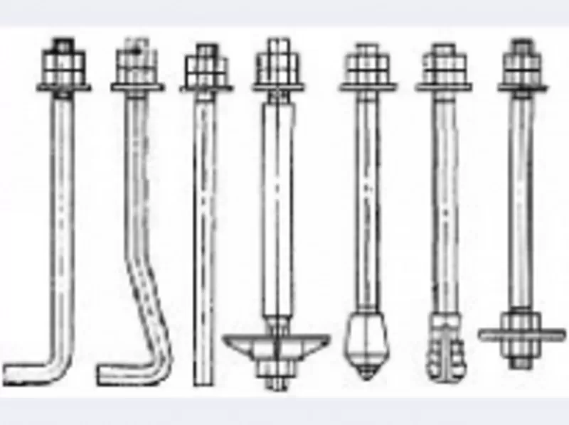 Болты фундаментные (анкерные болты) ГОСТ 24379.1-80 