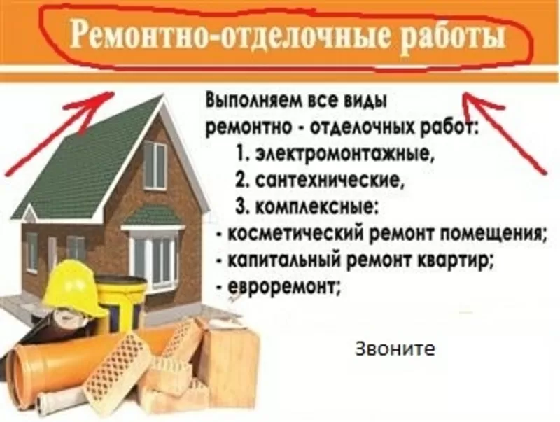 Отделочные работы,  капитальный ремонт офисов и квартир.