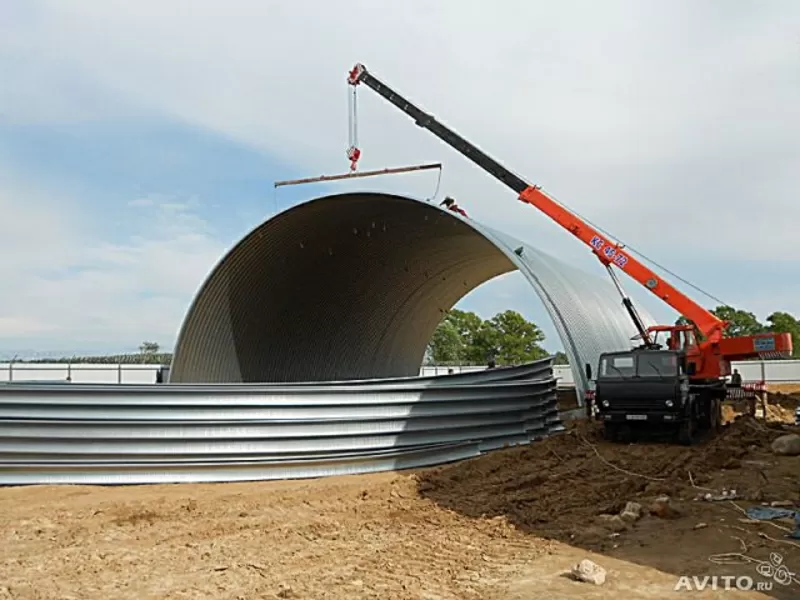 Б/у комплект оборудования для строительства бескаркасных арочных ангар