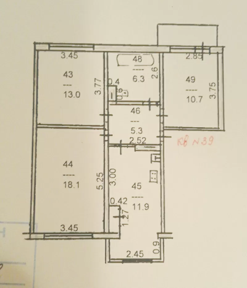 Продам 3х комнатную квартиру Тастак3 2