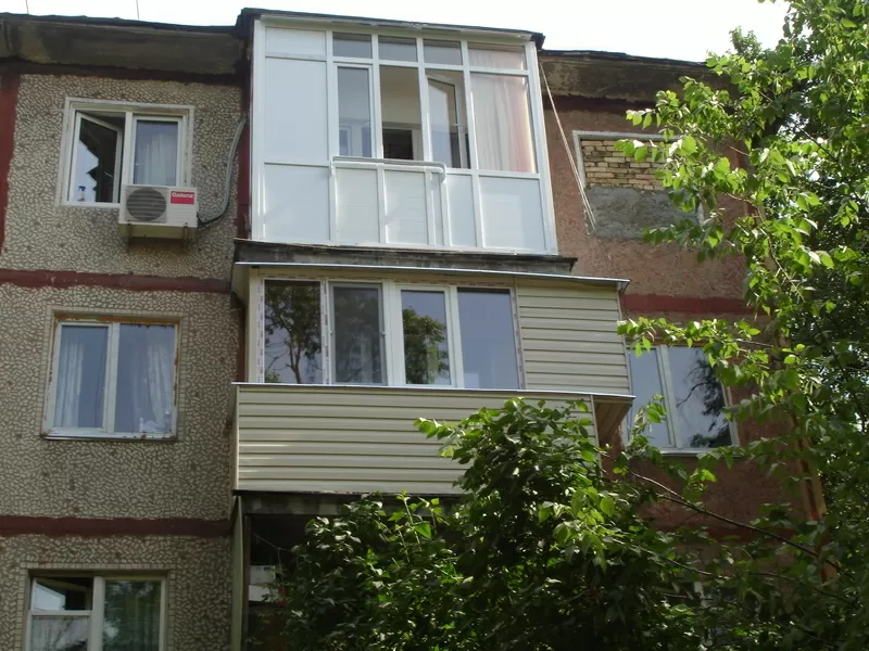 Остекление и утепление балконов в Алматы 2
