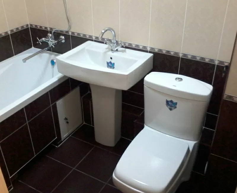 Комплексный ремонт ванной комнаты, кухни.