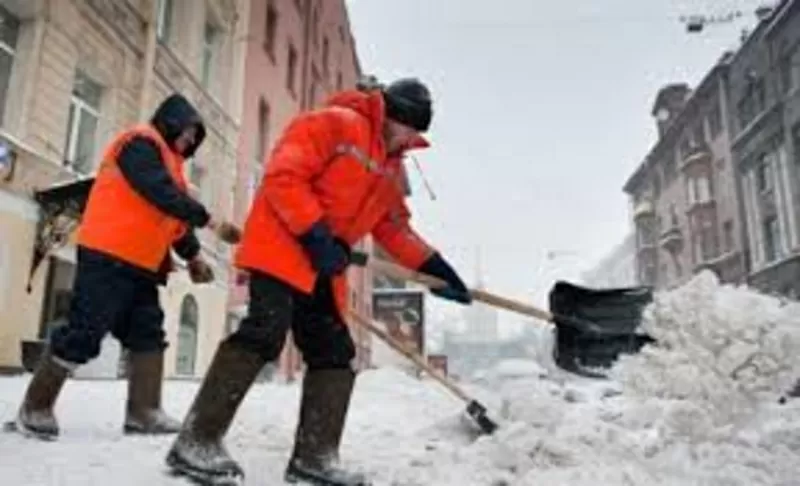 Услуги по уборке и чистке снега по городу Алматы