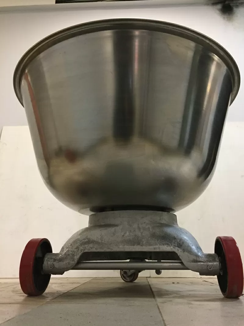 Дежи (Дежа 330 лит.) из нерж. стали,  чугунная литая каретка 2