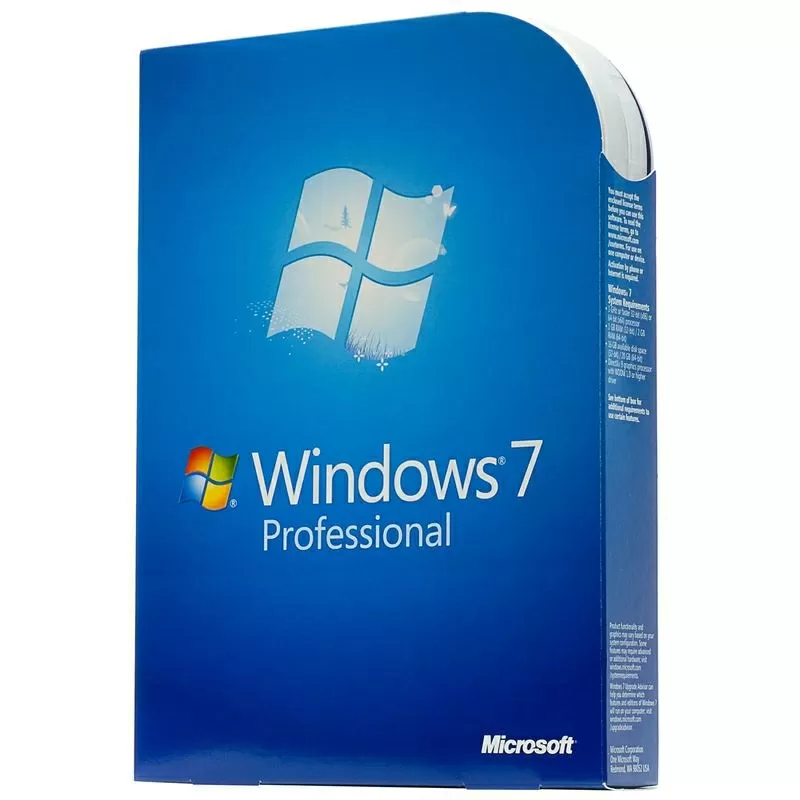 Microsoft Windows 7 Professional SP1 (x32/x64) BOX 2