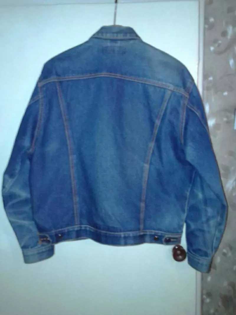 продам настоящую джинсовую  немецкую куртку МОНТАНА 48р бу 2