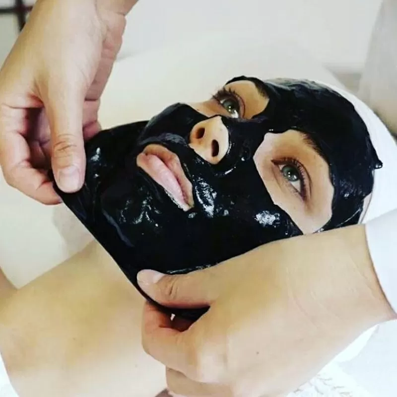 Альгинатная маска с углём (гель + коллаген) 2