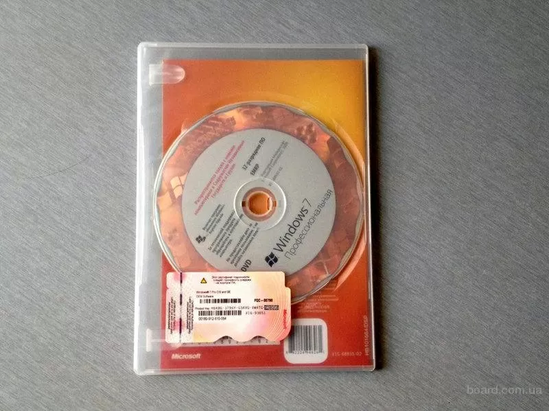 Microsoft Windows 7  Professional Russian (СНГ) Box, Oem 32 64 Bit