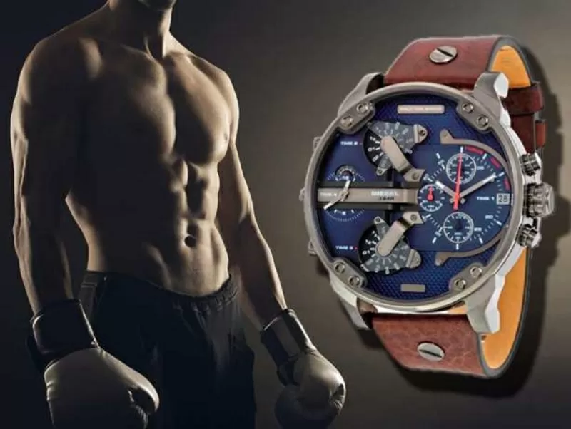+ Подарок!!! Спортивные мужские часы Diesel Brave 