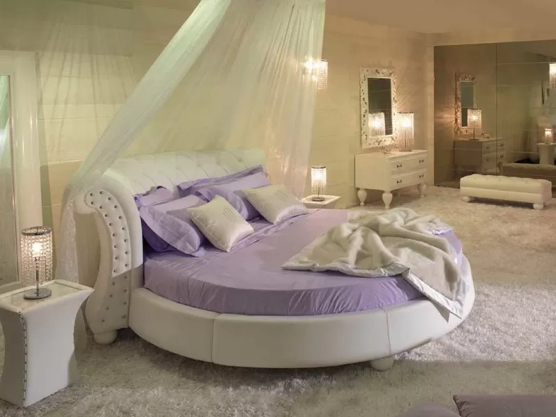 Круглая кровать «Принцесса» 3