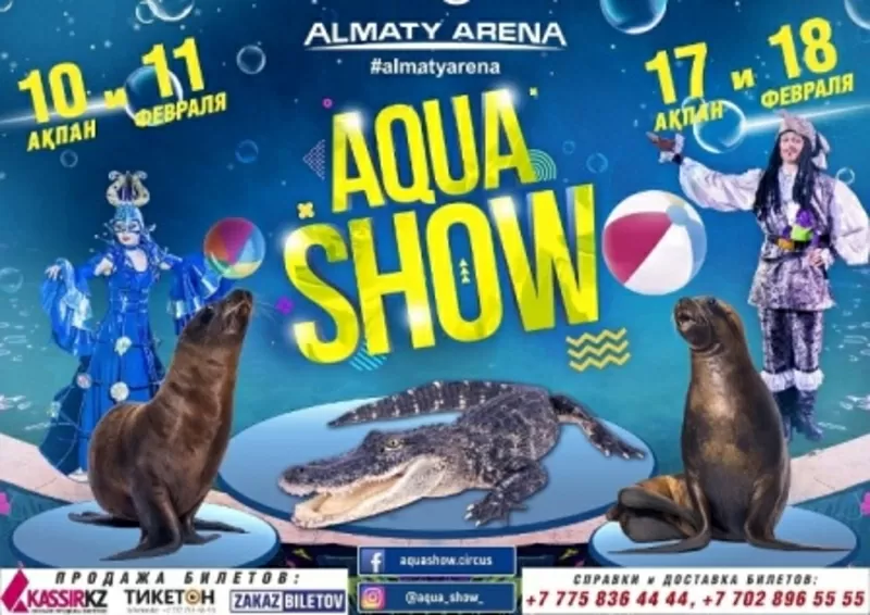 Впервые в Алматы AQUA-show