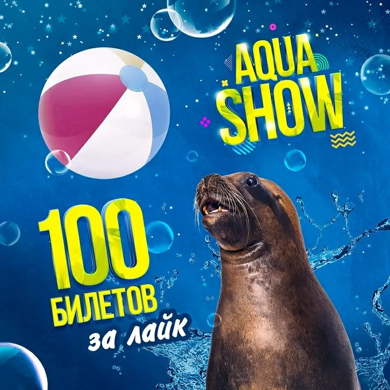 Мы разыграем 100 билетов на выступление красочного Aqua Show