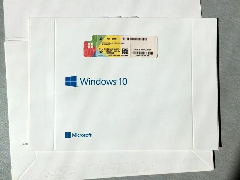 Windows 10 Professional Oem 32 64 Bit OEI