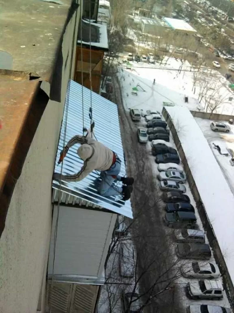 ремонт балконной крыши в Алматы и Алматинской области
