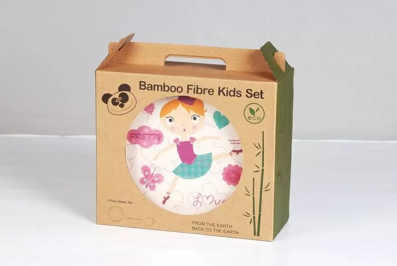 Детская посуда из бамбука ОПТОМ 6