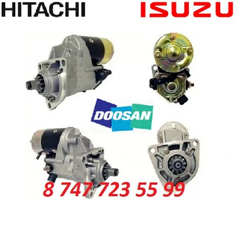 Стартер Hitachi EX200,  Isuzu 6BG1,  JCB 220 1811001911 2
