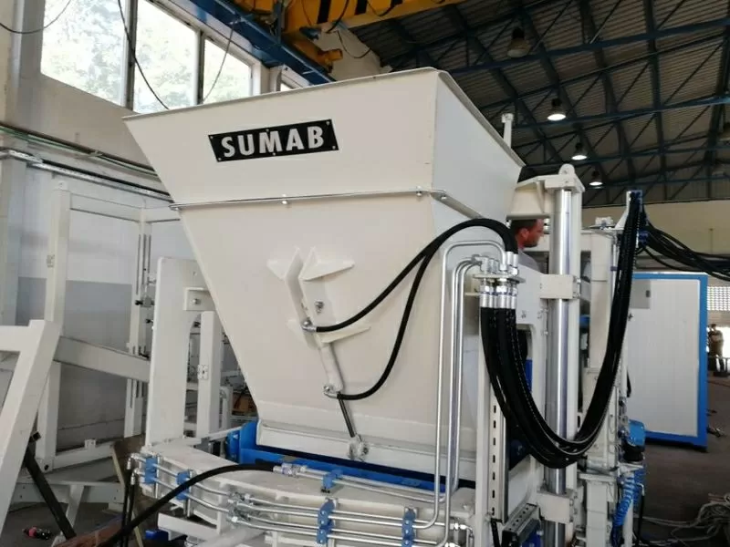 Вибропресс по производству блоков Sumab R-400