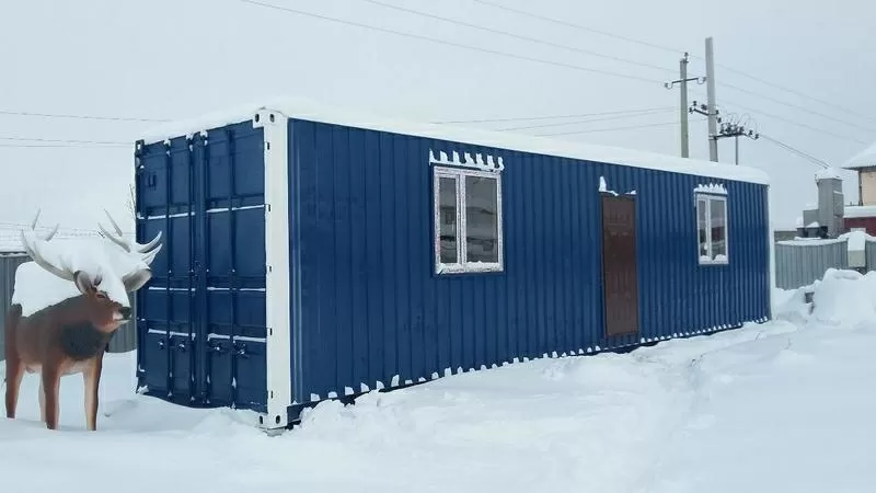 Жилые утепленные 20, 40 футовые контейнеры в Алматы. 3