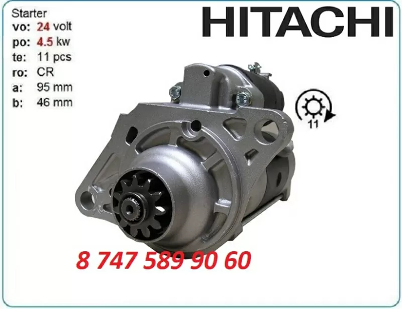 Стартер Hitachi zw220 M008t60971