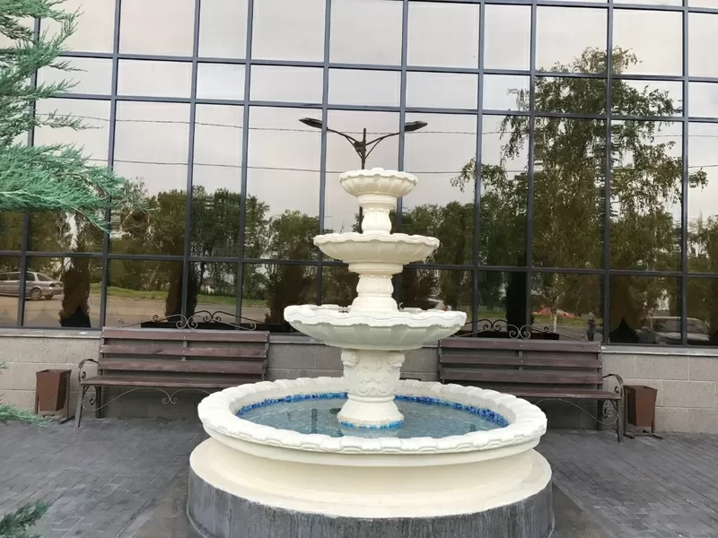 фонтаны с бассейном , скульптуры садовые  3