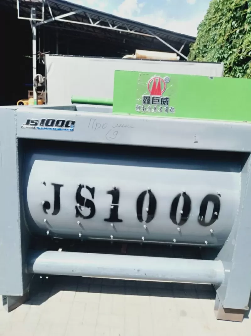 Смеситель в сборе с редуктором и электродвигателем. JS500/750/1000 6