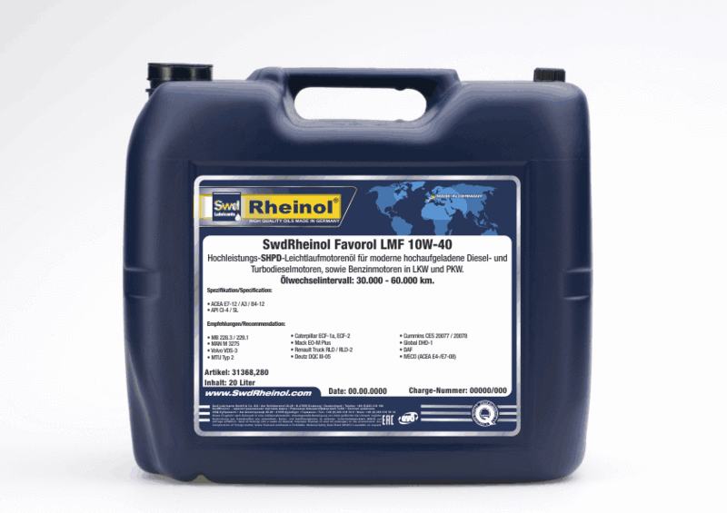 SwdRheinol Favorol LMF 10W-40 -Полусинтетическое моторное масло (SHPD)