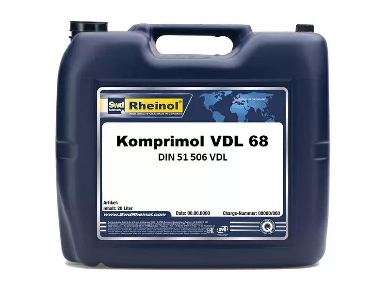 SwdRheinol Komprimol VDL 68 - Минеральное компрессорное масло