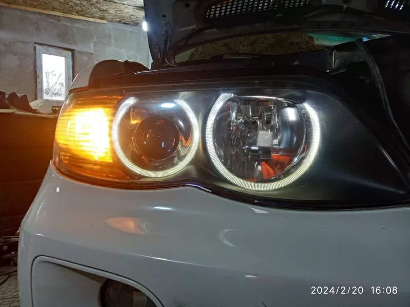 2 шт. светодиодные лампы «ангельские глазки» для BMW 3