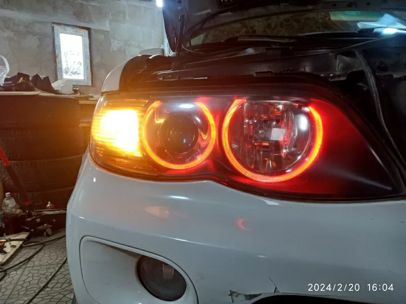 2 шт. светодиодные лампы «ангельские глазки» для BMW 5