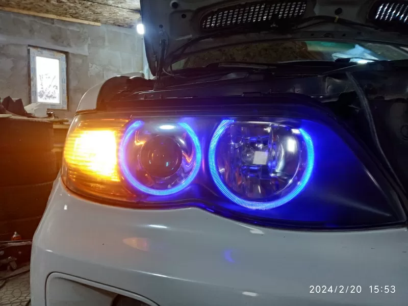 2 шт. светодиодные лампы «ангельские глазки» для BMW 6