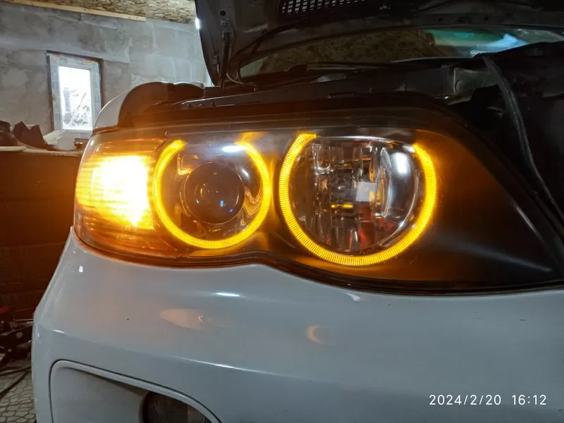 2 шт. светодиодные лампы «ангельские глазки» для BMW 4