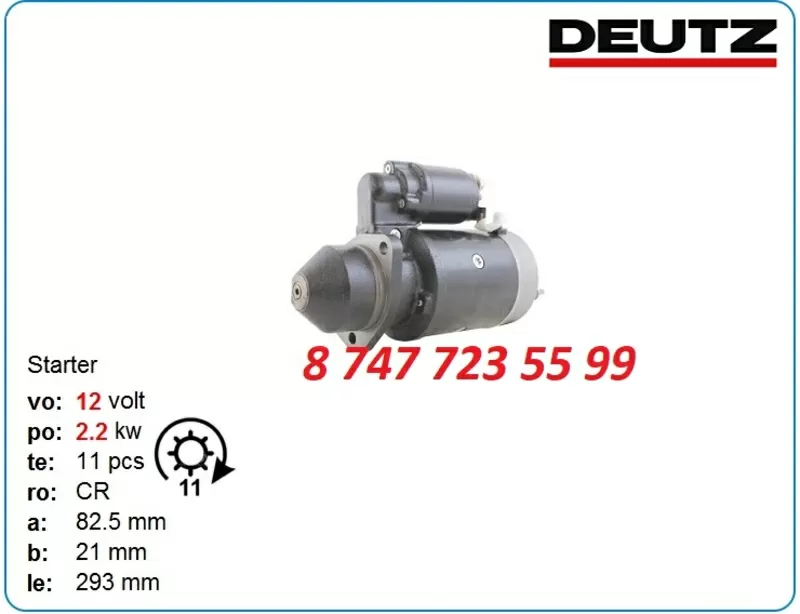 Стартер Volvo penta tad853 612600090340 3