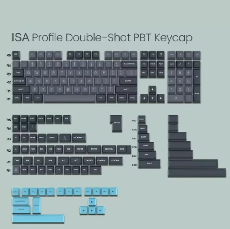  Кейкапы Double Shot PBT 189 Cherry Profile 2